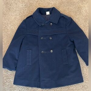 Navy Blue Kids Peacoat